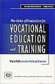 Tapa de Roles of Evaluation for Vocational Education and Training