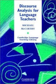 Tapa de Discourse analysis for language teachers
