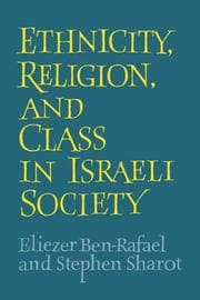 Tapa de Ethnicity, religion, and class in Israeli society