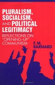Tapa de Pluralism, socialism, and political legitimacy