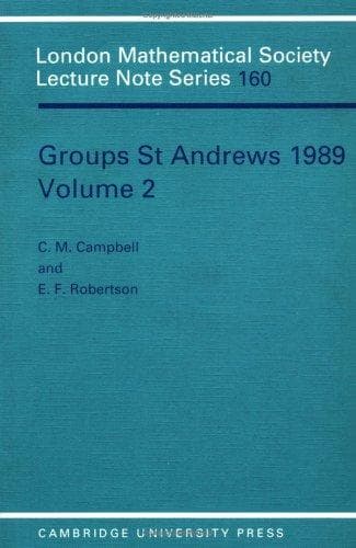 Tapa de Groups St. Andrews, 1989