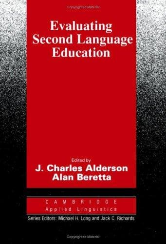 Tapa de Evaluating second language education