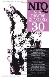 Tapa de New Theatre Quarterly 30