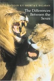 Tapa de The Differences between the sexes