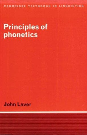 Tapa de Principles of phonetics