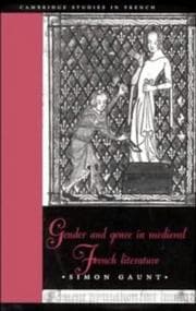 Tapa de Gender and genre in medieval French literature