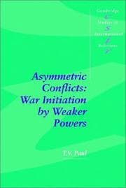 Tapa de Asymmetric conflicts