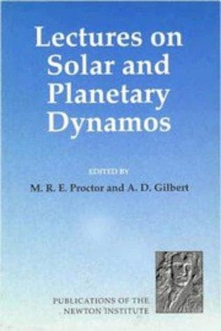 Tapa de Lectures on solar and planetary dynamos