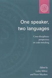 Tapa de One speaker, two languages