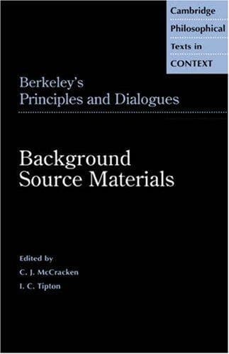 Tapa de Berkeley's Principles and Dialogues