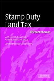 Tapa de Stamp Duty Land Tax