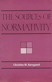 Tapa de The sources of normativity