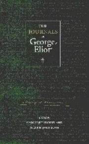 Tapa de The journals of George Eliot