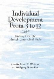 Tapa de Individual development from 3 to 12
