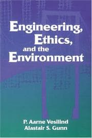 Tapa de Engineering, ethics, and the environment