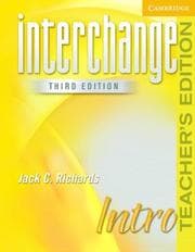 Tapa de Interchange Intro Teacher's Edition
