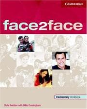 Tapa de face2face Elementary Workbook (face2face)