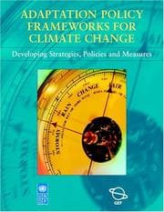 Tapa de Adaptation Policy Frameworks for Climate Change