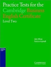 Tapa de Practice Tests for the Cambridge Business English Certificate Level 2