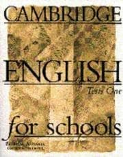 Tapa de Cambridge English for Schools Tests 1