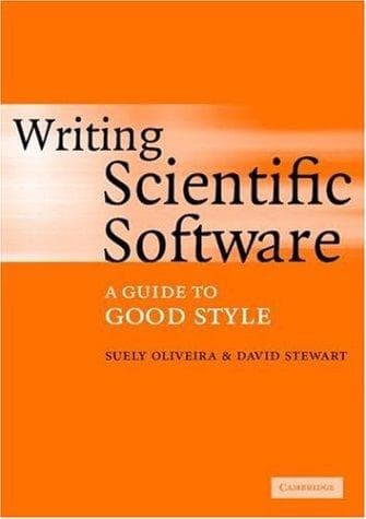 Tapa de Writing Scientific Software