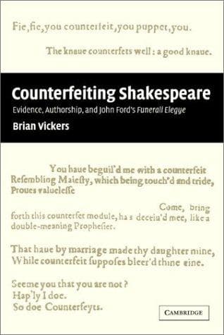 Tapa de Counterfeiting Shakespeare