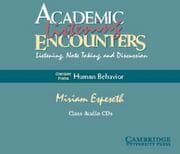 Tapa de Academic Listening Encounters Human Behavior Class Audio CDs