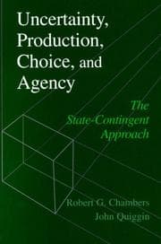 Tapa de Uncertainty, Production, Choice, and Agency