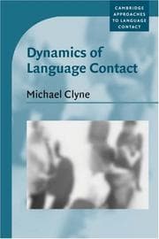 Tapa de Dynamics of language contact