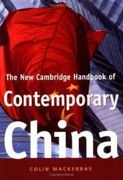 Tapa de The New Cambridge Handbook of Contemporary China