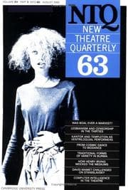 Tapa de New Theatre Quarterly 63