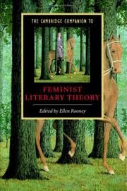 Tapa de CAMBRIDGE COMPANION TO FEMINIST LITERARY THEORY; ED. BY ELLEN ROONEY