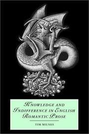 Tapa de Knowledge and indifference in English Romantic prose