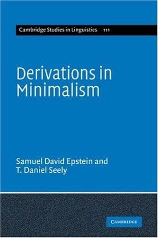 Tapa de Derivations in Minimalism