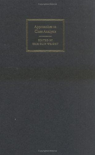 Tapa de Approaches to Class Analysis