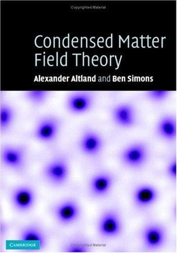 Tapa de Condensed matter field theory