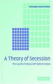 Tapa de A theory of secession