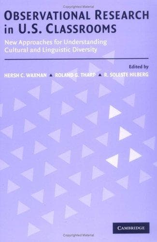 Tapa de Observational Research in U.S. Classrooms