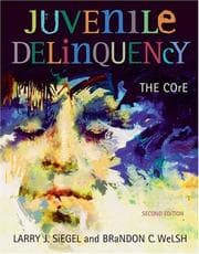 Tapa de Juvenile Delinquency With Infotrac