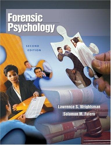Tapa de Forensic Psychology (with InfoTrac )