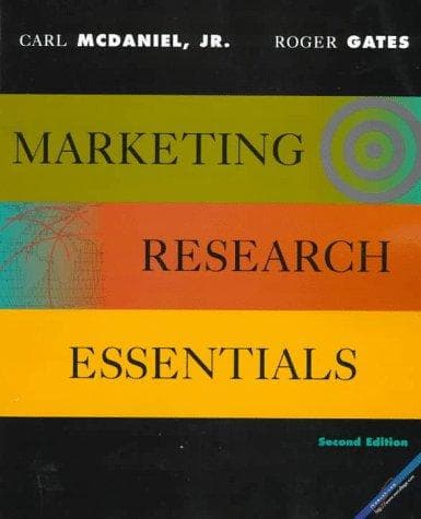 Tapa de Marketing research essentials