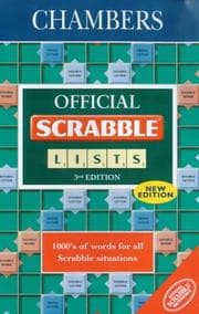 Tapa de Chambers official scrabble lists