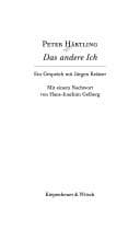 Tapa de Das andere Ich