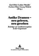 Tapa de Antike Dramen--neu gelesen, neu gesehen