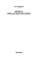 Tapa de Musica nella casa accanto