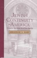 Tapa de Jewish continuity in America
