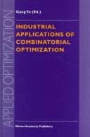 Tapa de Industrial applications of combinatorial optimization