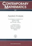 Tapa de Applied analysis