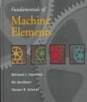 Tapa de Fundamentals of Machine Elements