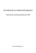 Tapa de Die Sprache als Hort der Freiheit